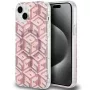 Guess GUHMP15MHGCUSTGP funda rígida IML GCube MagSafe para iPhone 15 Plus / 14 Plus 6,7