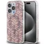 Guess GUHMP15LHGCUSTGP funda rígida IML GCube MagSafe para iPhone 15 Pro 6,1