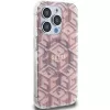 Guess GUHMP15LHGCUSTGP funda rígida IML GCube MagSafe para iPhone 15 Pro 6,1 inch rosa