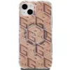Guess GUHMP15SHGCUSTGW funda rígida IML GCube MagSafe para iPhone 15 / 14 / 13 6,1