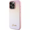 Guess funda rígida Saffiano Iridescent Script para Apple iPhone 15 Pro 6,1