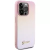 Guess funda rígida Saffiano Iridescent Script para Apple iPhone 15 Pro 6,1
