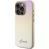 Guess GUHCP14XPSAIRSD funda rígida Saffiano Iridescent Script para Apple iPhone 14 Pro Max 6,7