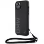 BMW funda rígida Signature Leather Wordmark para iPhone 15 / 14 / 13 6,1