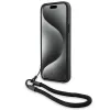 BMW funda rígida Signature Leather Wordmark Cord para iPhone 15 Plus / 14 Plus 6,7