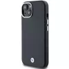 BMW BMHMP14S23PUFWK funda MagSafe Signature Wrapped Metal negra para iPhone 14 / 15 / 13 6,1 inch