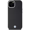 BMW BMHMP14S23PUFWK funda MagSafe Signature Wrapped Metal negra para iPhone 14 / 15 / 13 6,1 inch