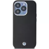 BMW funda MagSafe Signature Wrapped Metal negra para iPhone 14 Pro 6,1