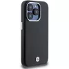 BMW funda MagSafe Signature Wrapped Metal negra para iPhone 14 Pro Max 6,7