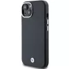 BMW funda MagSafe Signature Wrapped Metal negra para iPhone 15 / 14 / 13 6,1