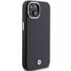 BMW funda MagSafe Signature Wrapped Metal negra para iPhone 15 / 14 / 13 6,1