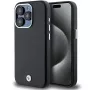 BMW funda MagSafe Signature Wrapped Metal negra para Apple iPhone 15 Pro 6,1