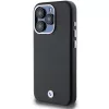 BMW funda MagSafe Signature Wrapped Metal negra para Apple iPhone 15 Pro 6,1