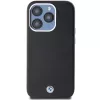 BMW funda MagSafe Signature Wrapped Metal negra para Apple iPhone 15 Pro 6,1