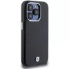 BMW funda MagSafe Signature Wrapped Metal negra para Apple iPhone 15 Pro 6,1