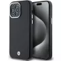BMW funda MagSafe Signature Wrapped Metal negra para iPhone 15 Pro Max 6,7