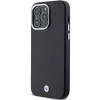 BMW funda MagSafe Signature Wrapped Metal negra para iPhone 15 Pro Max 6,7