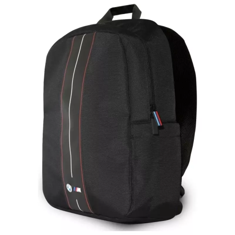 BMW BMBP15COMPVSKR 16 mochila negro nailon raya roja