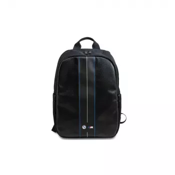 BMW BMBP15COMSCAKL 16 mochila negra Carbon Blue Stripes