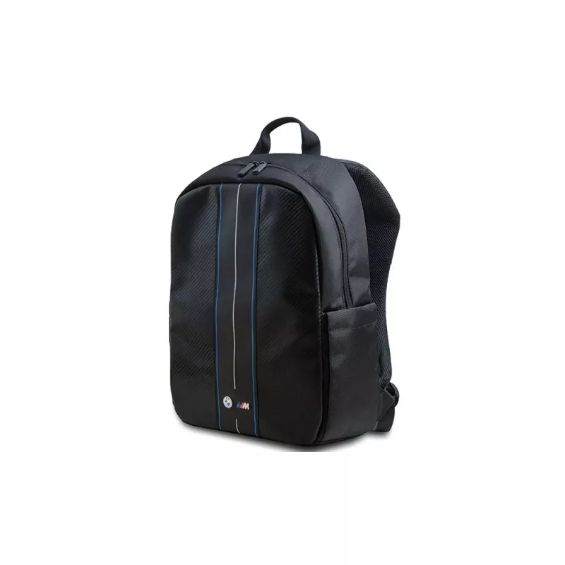 BMW BMBP15COMSCAKL 16 mochila negra Carbon Blue Stripes