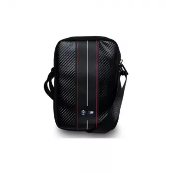 Funda trasera BMW M Motorsport Carbon Red Stripes para Apple iPhone 8/7/6s/6
