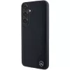 Funda rígida Mercedes-Benz MEHMS24S23RBGVK S24 S921 negra de piel Debossed Line MagSafe para Samsung Galaxy S24