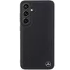 Funda rígida Mercedes-Benz MEHMS24S23RBGVK S24 S921 negra de piel Debossed Line MagSafe para Samsung Galaxy S24