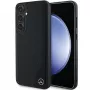 Funda rígida Mercedes-Benz Debossed Line de piel MagSafe para Samsung Galaxy S24+ (SM-S926) - negra