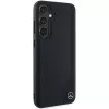 Funda rígida Mercedes-Benz Debossed Line de piel MagSafe para Samsung Galaxy S24+ (SM-S926) - negra