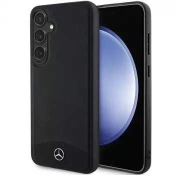 Funda rígida Mercedes-Benz S24+ S926 de piel texturizada y lisa MagSafe para Samsung Galaxy S24+