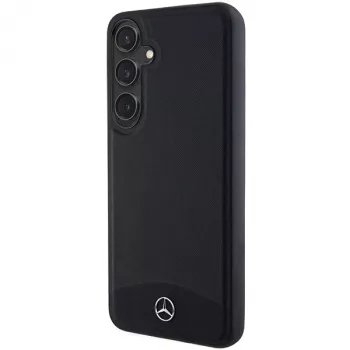 Funda rígida Mercedes-Benz S24+ S926 de piel texturizada y lisa MagSafe para Samsung Galaxy S24+