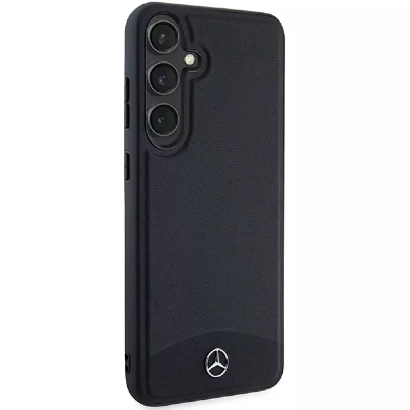Funda rígida Mercedes-Benz S24+ S926 de piel texturizada y lisa MagSafe para Samsung Galaxy S24+