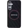 Funda rígida AMG AMHMS24S23SMRK de silicona Carbon Pattern MagSafe para Samsung Galaxy S24 (S921) negra