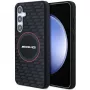 Funda rígida AMG AMHMS24M23SMRK de silicona Carbon Pattern MagSafe para Samsung Galaxy S24+ (SM-S926) - negra