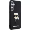Funda rígida Karl Lagerfeld KLHCS24M3DRKINK 3D Rubber Ikonik para Samsung Galaxy S24+ negra