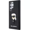 Funda rígida Karl Lagerfeld KLHCS24L3DRKINK 3D Rubber Ikonik para Samsung Galaxy S24 Ultra - negra