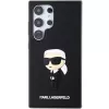 Funda rígida Karl Lagerfeld KLHCS24L3DRKINK 3D Rubber Ikonik para Samsung Galaxy S24 Ultra - negra