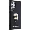 Funda rígida Karl Lagerfeld KLHCS24L3DRKINK 3D Rubber Ikonik para Samsung Galaxy S24 Ultra - negra