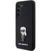 Funda de silicona Karl Lagerfeld Ikonik Metal Pin para Samsung Galaxy S23 - negra