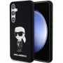 Funda de silicona Karl Lagerfeld Ikonik para Samsung Galaxy S24 - negra