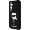 Funda de silicona Karl Lagerfeld Ikonik para Samsung Galaxy S24 - negra