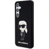 Funda de silicona Karl Lagerfeld KLHCS24MSNIKBCK Ikonik para Samsung Galaxy S24+ (SM-S926) - negra