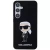 Funda de silicona Karl Lagerfeld KLHCS24MSNIKBCK Ikonik para Samsung Galaxy S24+ (SM-S926) - negra