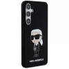 Funda de silicona Karl Lagerfeld KLHCS24MSNIKBCK Ikonik para Samsung Galaxy S24+ (SM-S926) - negra