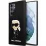 Funda de silicona Karl Lagerfeld Ikonik para Samsung Galaxy S24 Ultra - negra