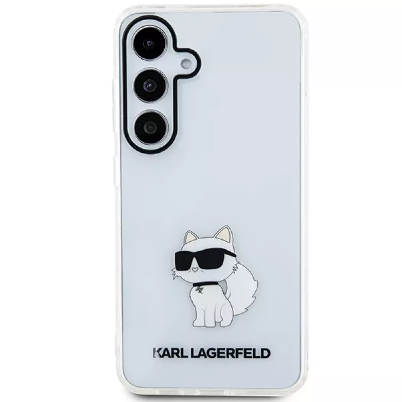 Funda rígida Karl Lagerfeld KLHCS24MHNCHTCT S24+ S926 transparente IML Choupette