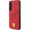 Funda rígida Ferrari FEHCS24MPINR S24+ S926 roja Big SF Perforated para Samsung Galaxy S24+