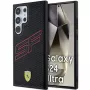 Funda rígida Ferrari FEHCS24LPINK S24 Ultra S928 negra Big SF Perforated
