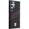Funda rígida Ferrari FEHCS24LPINK S24 Ultra S928 negra Big SF Perforated