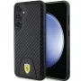 Funda rígida Ferrari FEHCS24MN3PUK para Samsung Galaxy S24+ (SM-S926) - Carbon Stitched Bottom - negra